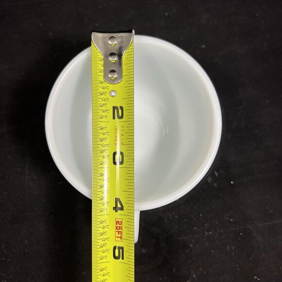 Vintage Pyrex Green Spring Blossom Milk Glass Coffee Tea Cup Set Of - Picture 9 of 9